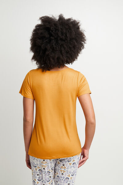 Tee-shirt manches courtes JAUNE
