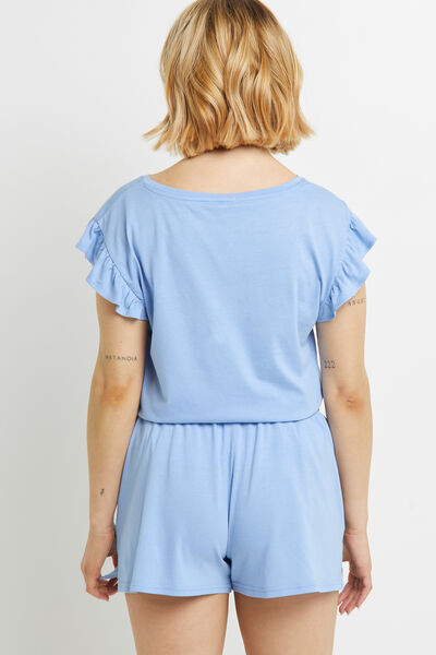 BILL SHORT COTON BLEU CLAIR
