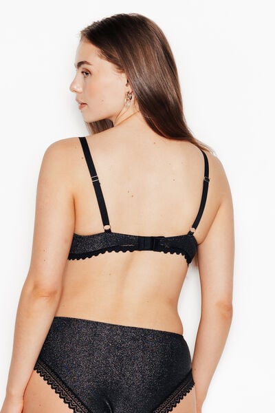 NACRE SOUTIEN-GORGE EMBOITANT MICROFIBRE ANTHRACITE