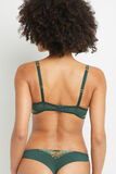 BETSY SOUTIEN-GORGE BRASSIERE TULLE VERT FONCE