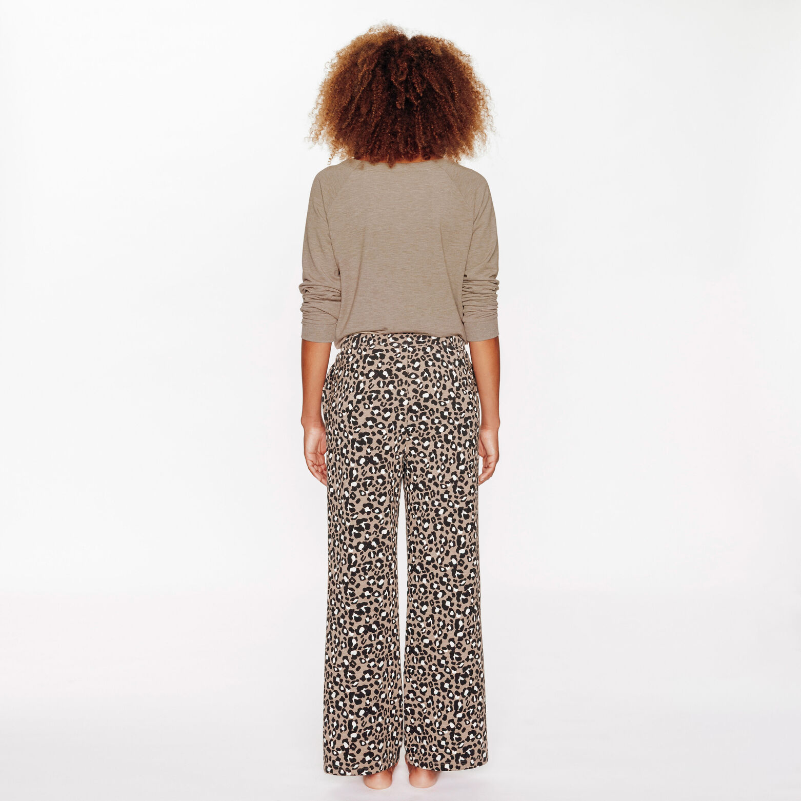 HOBBY PANTALON DE PYJAMA MULTICO MARRON