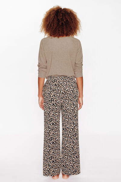 PANTALON DE PYJAMA MULTICO MARRON