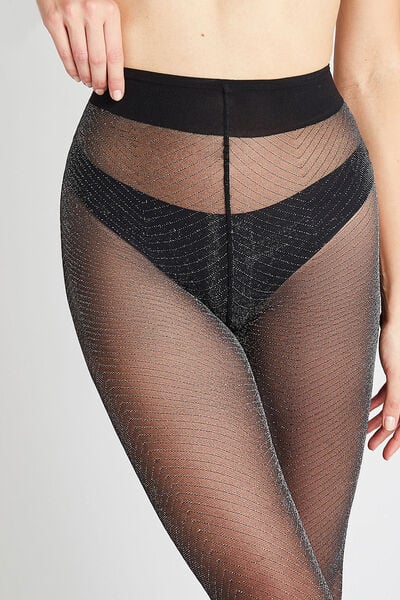 COLLANT FANTAISIE 20 DENIERS NOIR