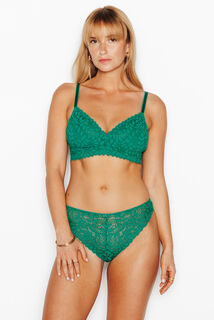 SUBLIME CULOTTE DENTELLE VERT