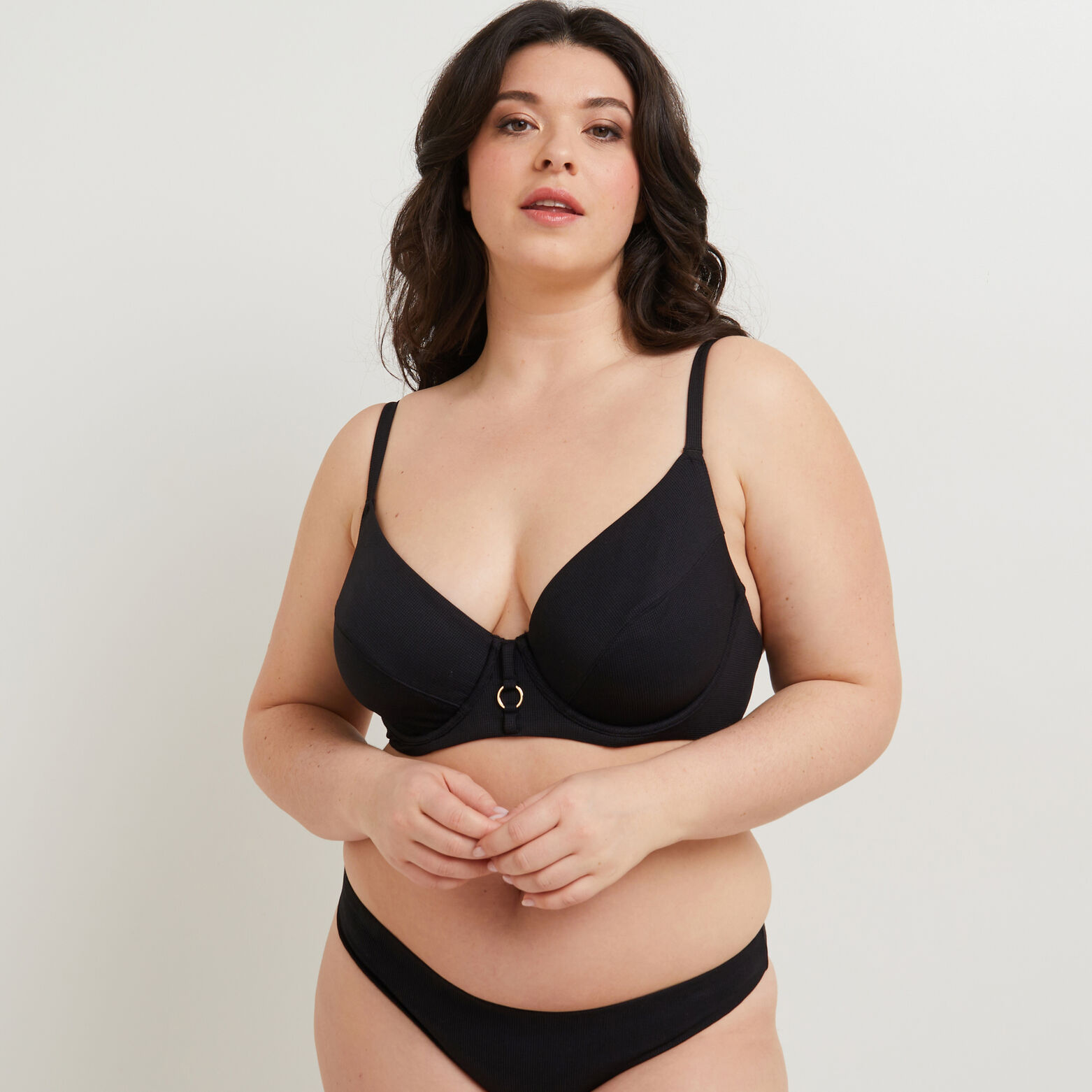 MALOU Maillot de bain Emboitant NOIR