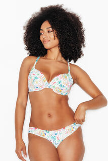 PAPAYE MAILLOT DE BAIN PLUNGE AMPLIFORME MULTICO BLANC