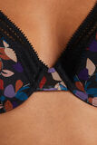 ANTONIA  SOUTIEN-GORGE AMPLIFORME  NOIR/ROSE