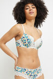SYARA SOUTIEN-GORGE AMPLI EMBOITANT BLANC/VERT