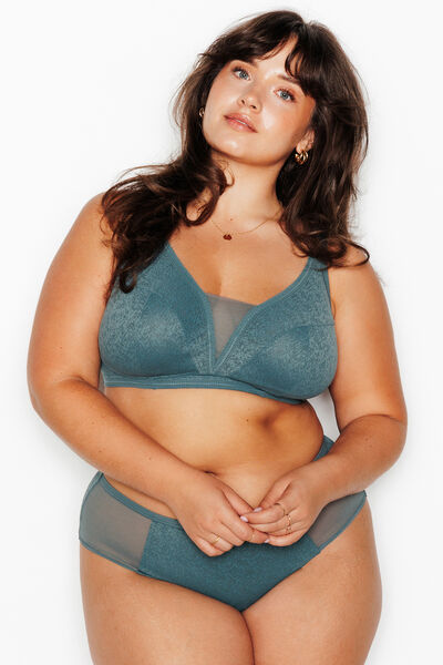 SOUTIEN-GORGE SANS ARMATURES PETROLE
