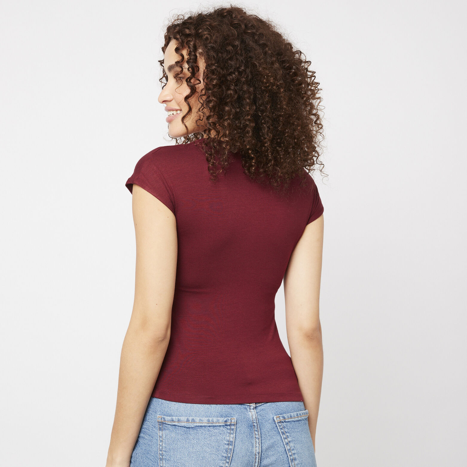 ILANA TEE-SHIRT BORDEAUX