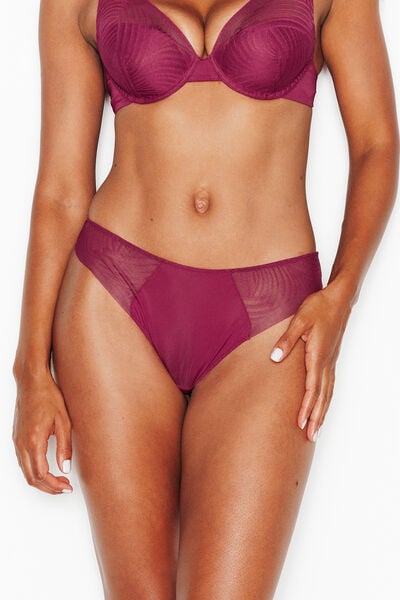 TANGA DENTELLE VIOLET