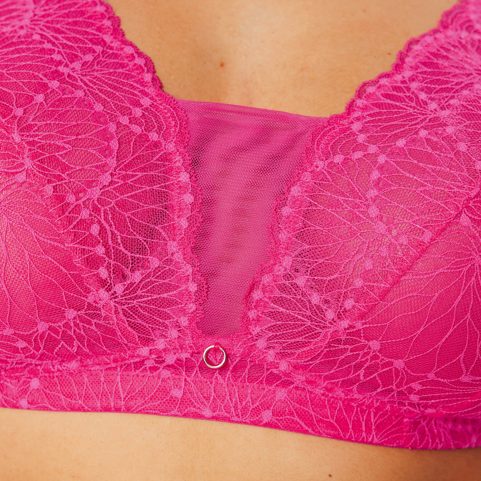 HERMINE+ SOUTIEN-GORGE SANS ARMATURES FUCHSIA