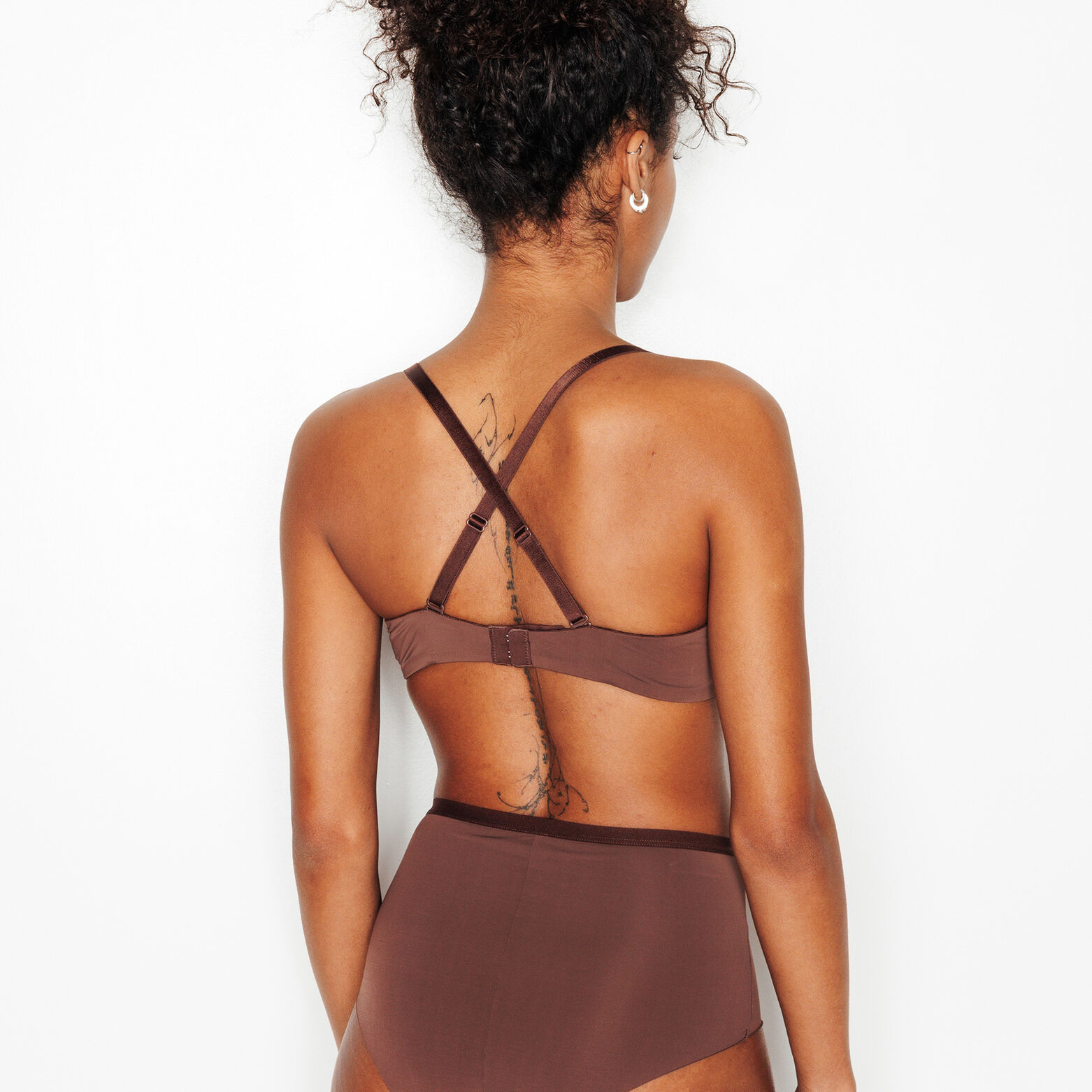 PERFECT SOUTIEN-GORGE EMBOITANT MICROFIBRE MARRON