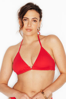 MALOU MAILLOT DE BAIN TRIANGLE ROUGE