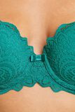 DENTELLE SOUTIEN-GORGE AMPLI EMBOITANT VERT