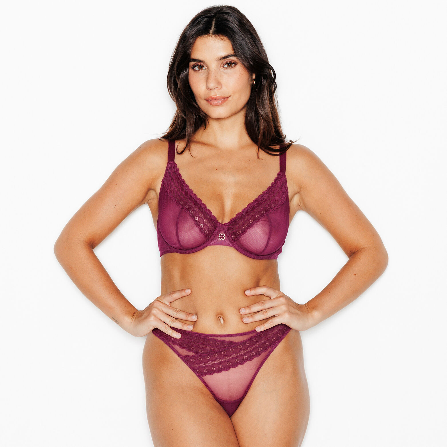JESS SOUTIEN-GORGE EMBOITANT BORDEAUX