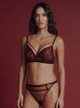 CIANE SOUTIEN-GORGE AMPLIFORME PLUNGE MULTICO MARRON