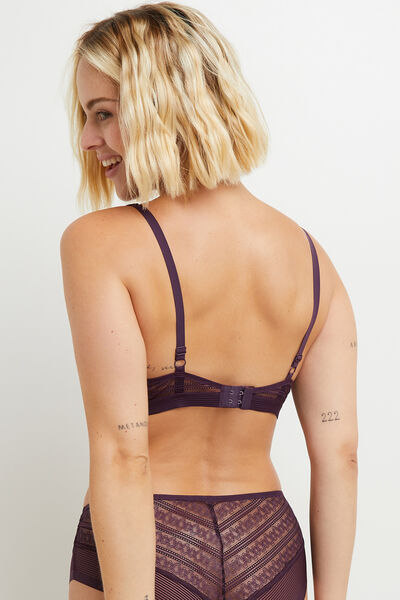 AMOUR SOUTIEN-GORGE SANS ARMATURES PRUNE