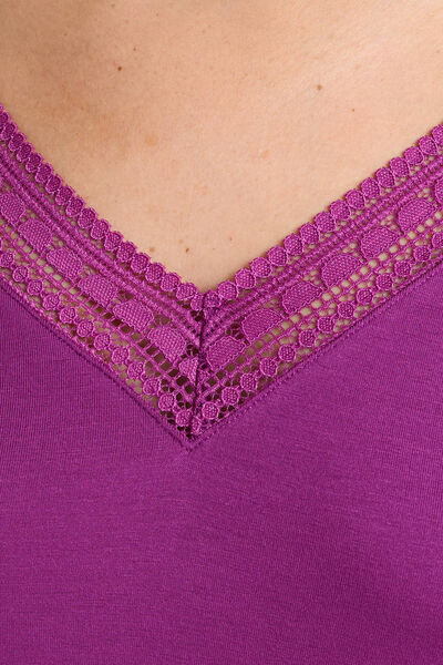 Tee-shirt manches longues VIOLET