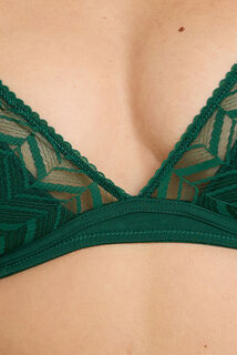 FANFAN SOUTIEN-GORGE SANS ARMATURE VERT FONCE