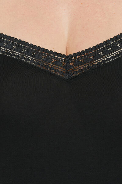 CAMILLE TOP VISCOSE NOIR