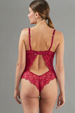 APOLLON BODY AMPLIFORME DENTELLE BORDEAUX