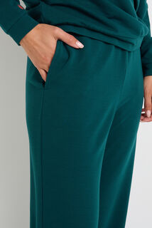 GREEN PANTALON DE PYJAMA VERT FONCE