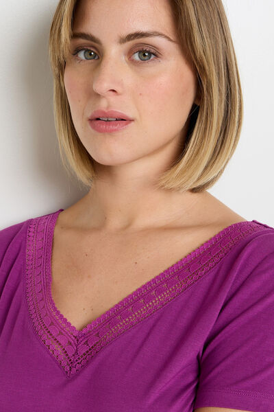 Tee-shirt manches courtes VIOLET