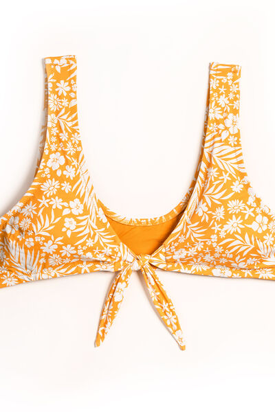 Maillot triangle réglable jaune JAUNE
