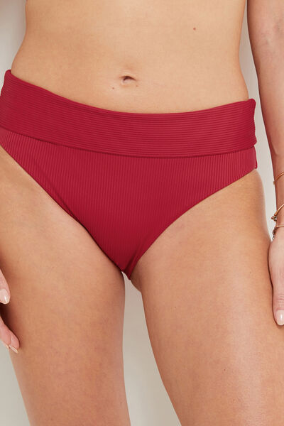 MAILLOT DE BAIN SLIP MAXI ROUGE
