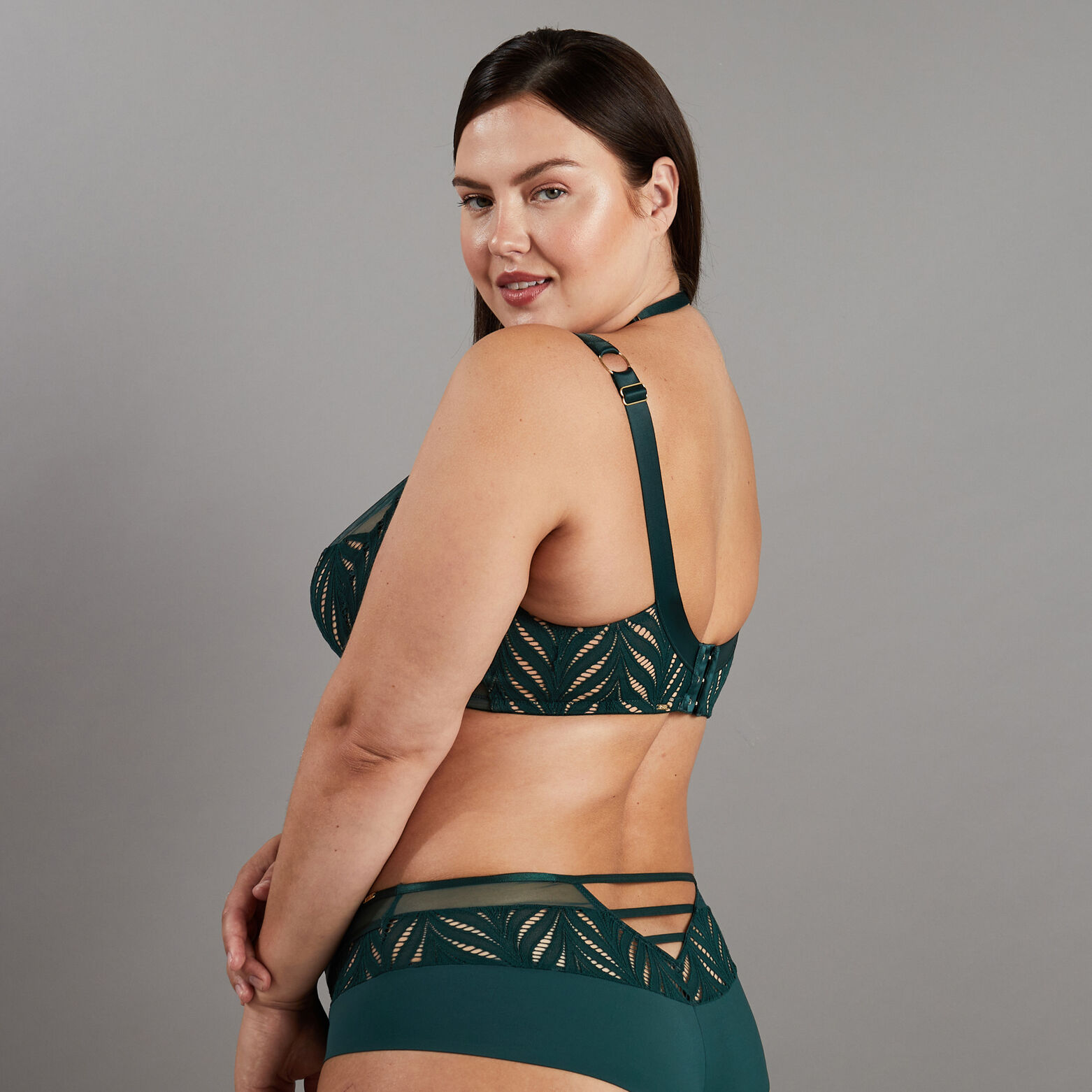 CALIX SOUTIEN-GORGE GRANDS BONNETS  VERT FONCE