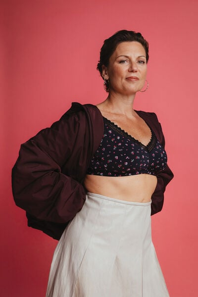 Soutien-gorge Post op&eacute;ratoire Triangle MULTICO NOIR