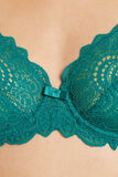 DENTELLE SOUTIEN-GORGE EMBOITANT VERT