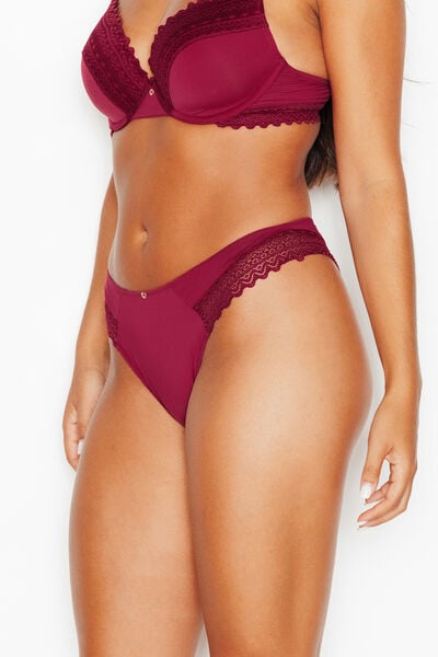 TANGA MICROFIBRE BORDEAUX