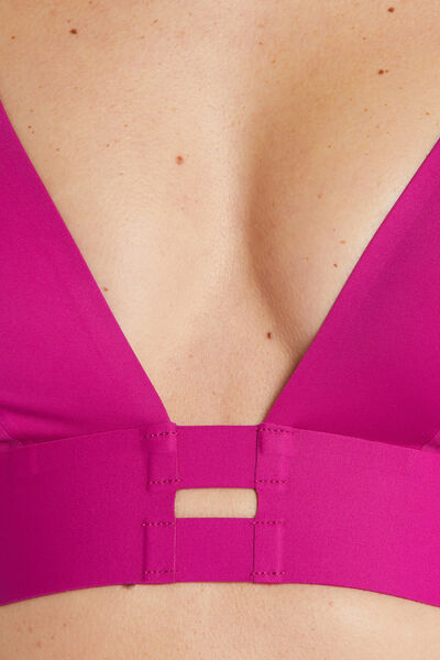MAILLOT DE BAIN TRIANGLE MICROFIBRE FUCHSIA