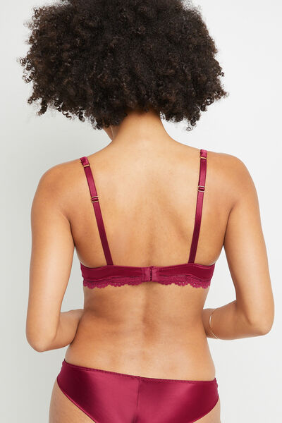 BALI SOUTIEN-GORGE AMPLIFORME EMBOITANT BORDEAUX