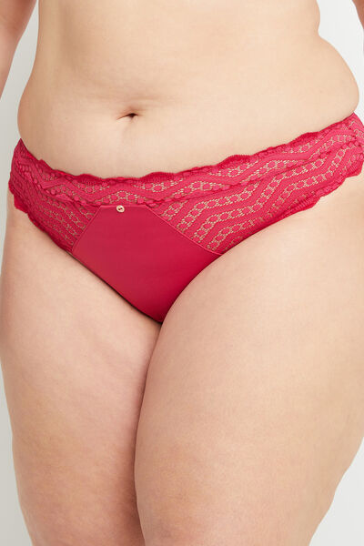 BEATRICE TANGA DENTELLE FUCHSIA
