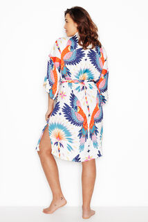 GIRLY KIMONO MULTICO BLANC