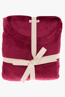 HOANI PYJAMA 2 PIECES VELOURS BORDEAUX