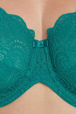 DENTELLE SOUTIEN-GORGE GRANDS BONNETS VERT