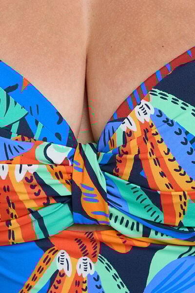 NOA Maillot de bain 1 Pièce Ampliforme MULTICO BLEU