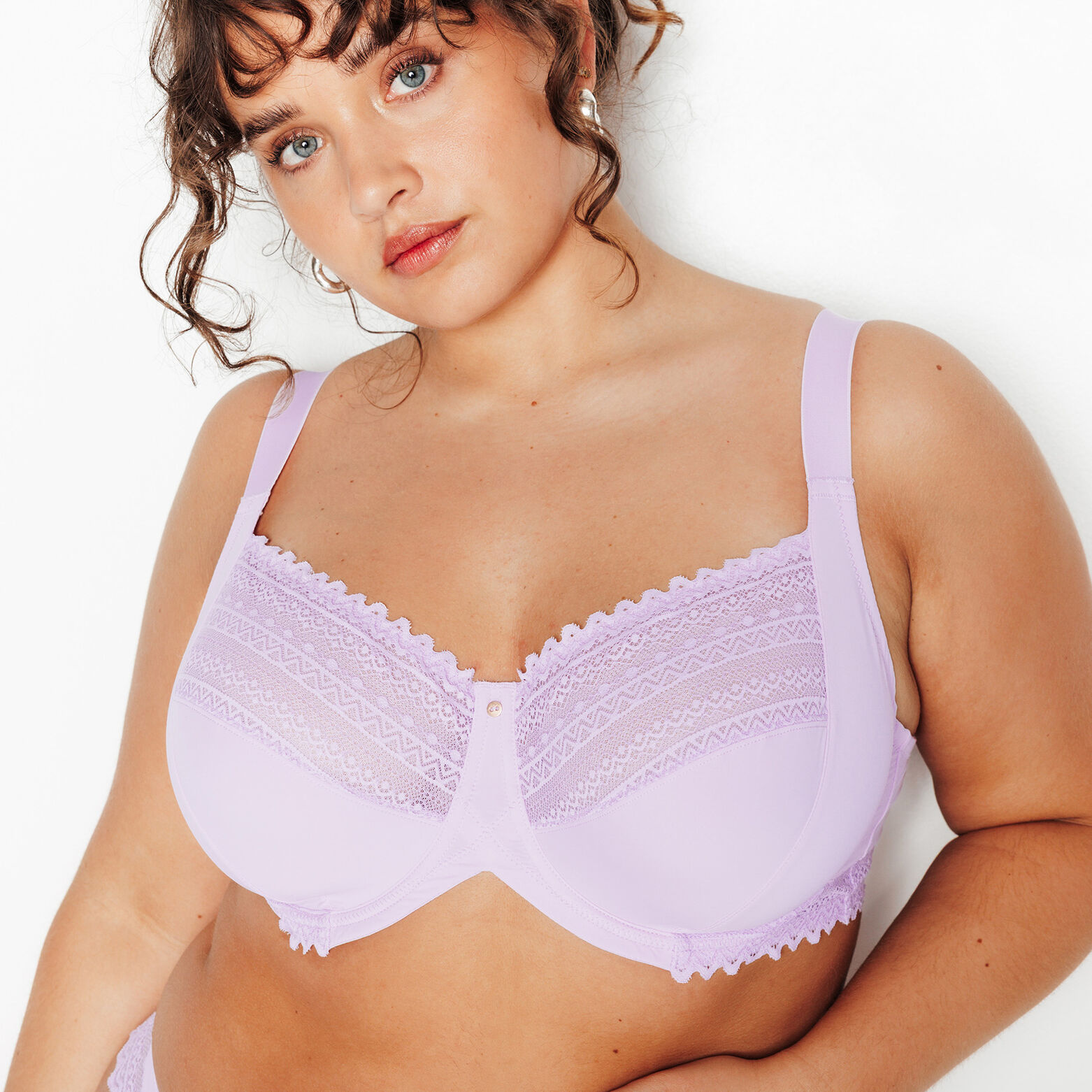 DOUCE SOUTIEN-GORGE GRANDE TAILLE LILAS