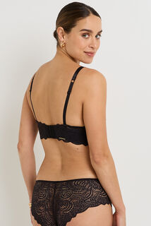 DENTELLE SOUTIEN-GORGE SANS ARMATURES NOIR