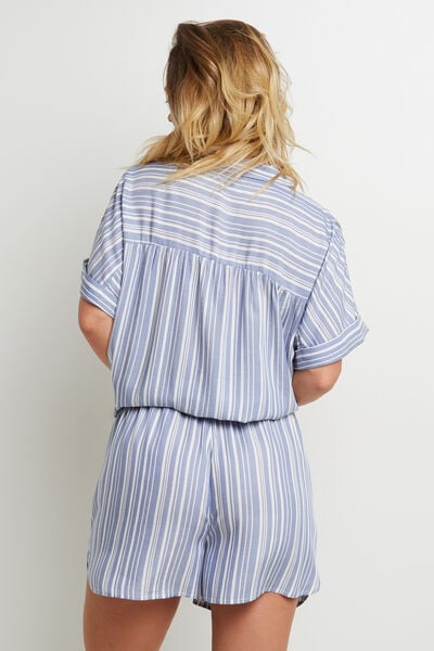 DODDIE SHORT MULTICO BLEU