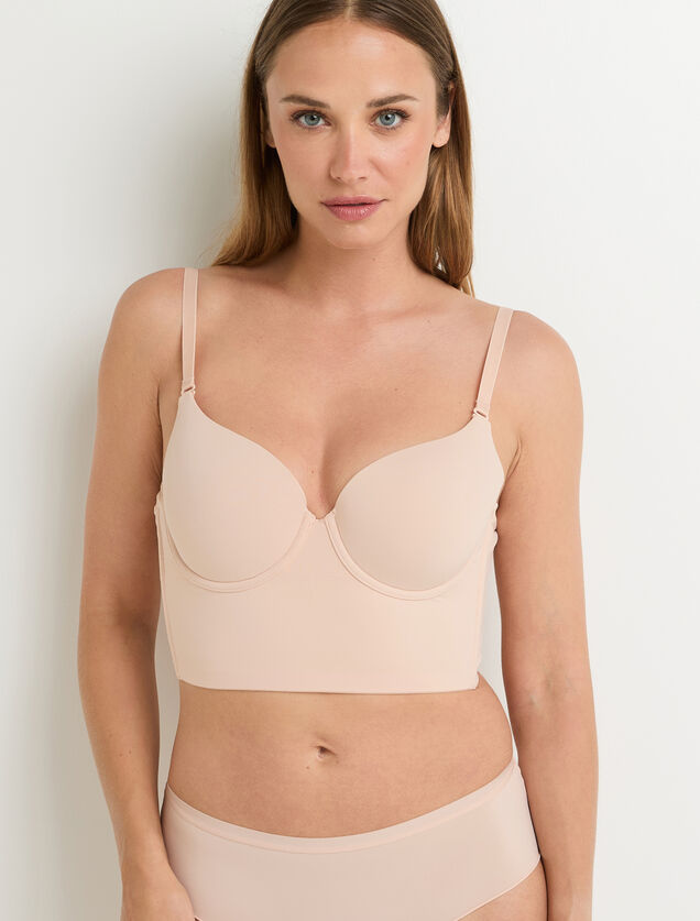 PERFECT SOUTIEN-GORGE AMPLI DOS NU MICROFIBRE NATUREL