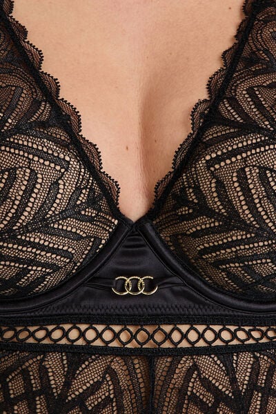 BODY AMPLIFORME DENTELLE NOIR