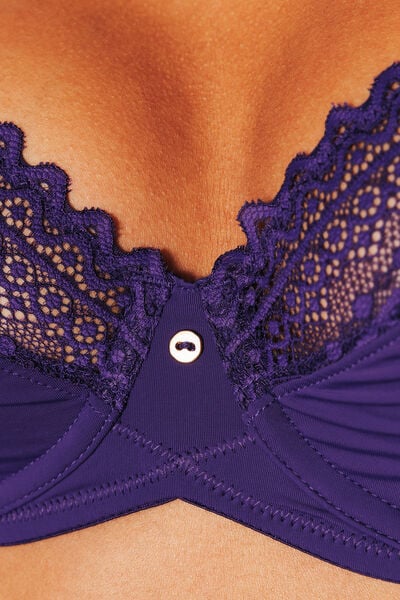 SOUTIEN-GORGE EMBOITANT MICROFIBRE VIOLET