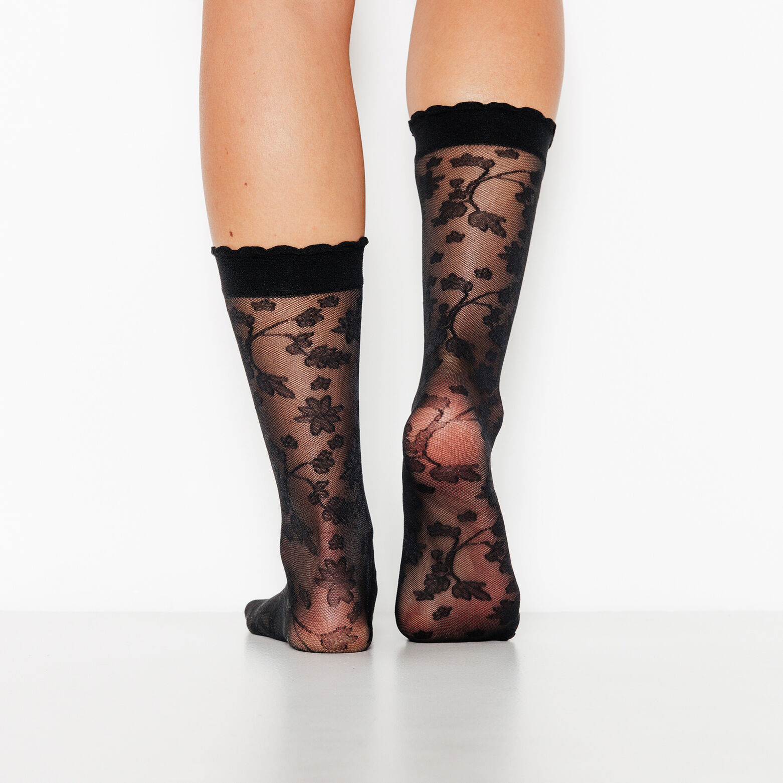 CLEM CHAUSSETTE VOILE 20 DENIERS NOIR