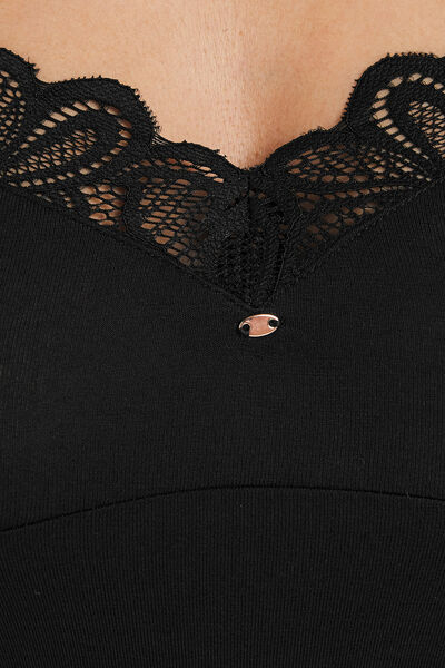 SYARA NUISETTE VISCOSE NOIR