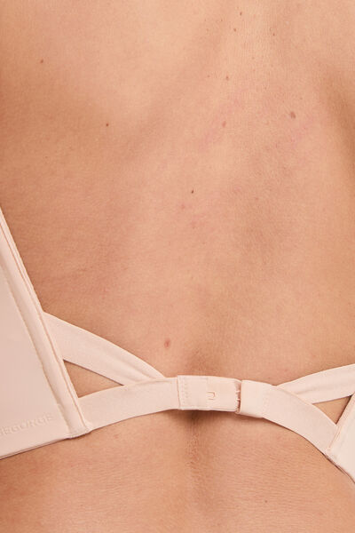 SOUTIEN-GORGE AMPLI DOS NU MICROFIBRE NATUREL